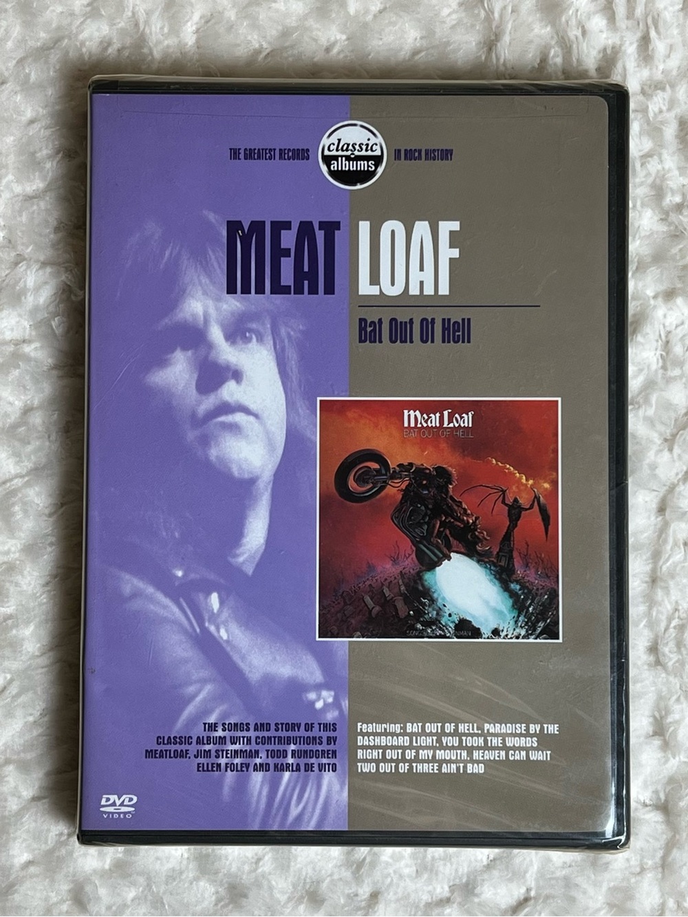 NEW Meat Loaf - Bat Out Of Hell DVD - Classic Rock